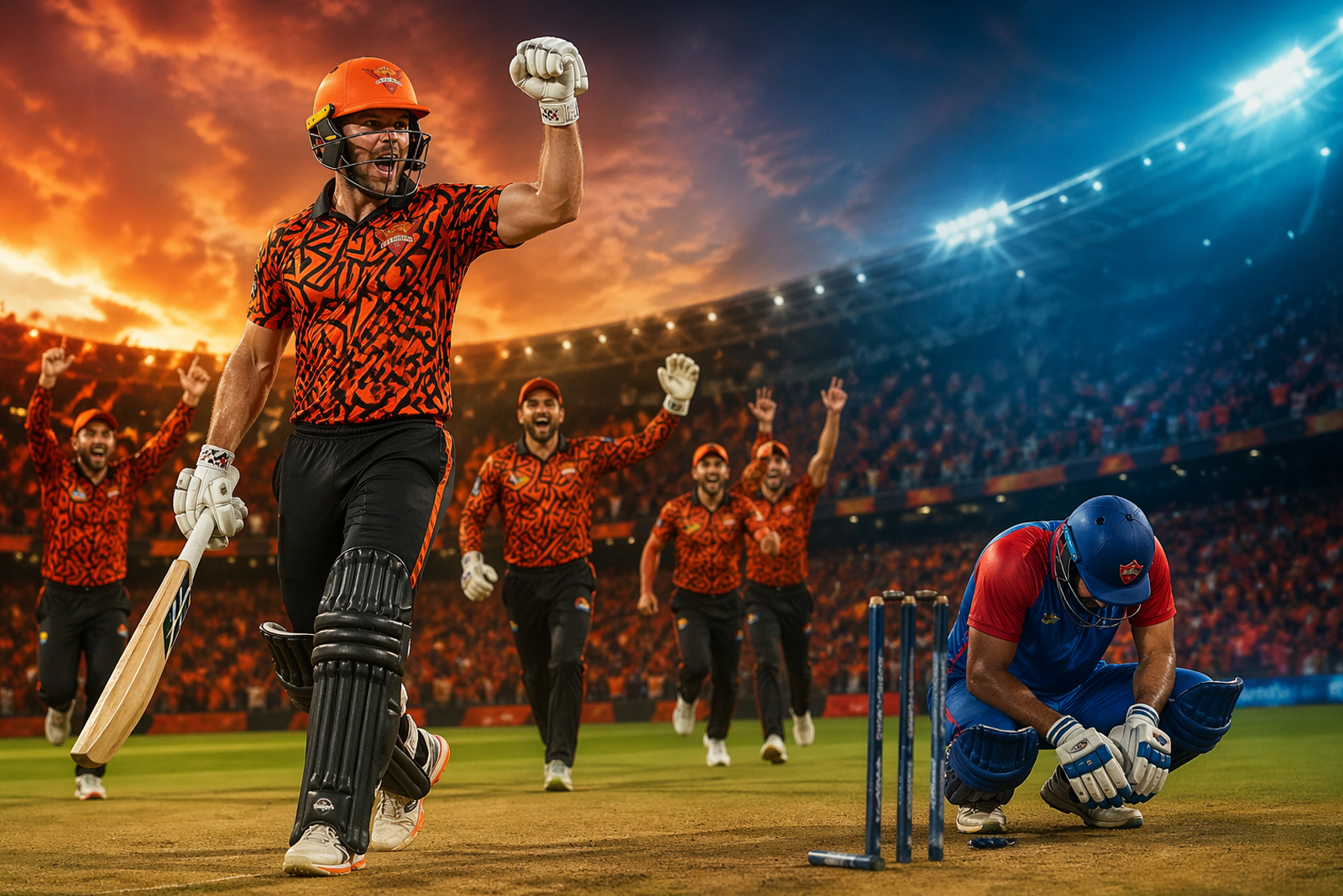 SRH’s Run-Runaway Show: Hyderabad Storm Crushes Delhi in 47-Run IPL Rout